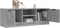 vidaXL - Tv-meubel - 102x35x36,5 - cm - bewerkt - hout - betongrijs