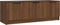 vidaXL - Tv-meubel - 102x35x36,5 - cm - bewerkt - hout - bruin - eikenkleur