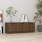 vidaXL - Tv-meubel - 102x35x36,5 - cm - bewerkt - hout - bruin - eikenkleur