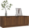vidaXL - Tv-meubel - 102x35x36,5 - cm - bewerkt - hout - bruin - eikenkleur
