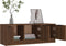 vidaXL - Tv-meubel - 102x35x36,5 - cm - bewerkt - hout - bruin - eikenkleur
