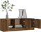 vidaXL - Tv-meubel - 102x35x36,5 - cm - bewerkt - hout - gerookt - eikenkleurig