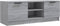 vidaXL - Tv-meubel - 102x35x36,5 - cm - bewerkt - hout - grijs - sonoma - eikenkleurig