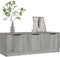 vidaXL - Tv-meubel - 102x35x36,5 - cm - bewerkt - hout - grijs - sonoma - eikenkleurig