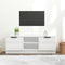 vidaXL - Tv-meubel - 102x35x36,5 - cm - bewerkt - hout - hoogglans - wit