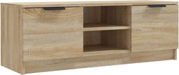 vidaXL - Tv-meubel - 102x35x36,5 - cm - bewerkt - hout - sonoma - eikenkleurig