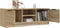 vidaXL - Tv-meubel - 102x35x36,5 - cm - bewerkt - hout - sonoma - eikenkleurig