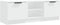 vidaXL - Tv-meubel - 102x35x36,5 - cm - bewerkt - hout - wit