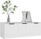 vidaXL - Tv-meubel - 102x35x36,5 - cm - bewerkt - hout - wit