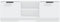 vidaXL - Tv-meubel - 102x35x36,5 - cm - bewerkt - hout - wit