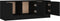 vidaXL - Tv-meubel - 102x35x36,5 - cm - bewerkt - hout - zwart