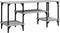 vidaXL - Tv-meubel - 102x35x45,5 - cm - bewerkt - hout - grijs - sonoma - eikenkleurig