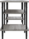vidaXL - Tv-meubel - 102x35x45,5 - cm - bewerkt - hout - grijs - sonoma - eikenkleurig