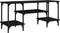 vidaXL - Tv-meubel - 102x35x45,5 - cm - bewerkt - hout - zwart