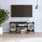 vidaXL - Tv-meubel - 102x35x45,5 - cm - bewerkt - hout - zwart