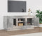 vidaXL - Tv-meubel - 102x35x45 - cm - bewerkt - hout - betongrijs