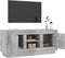 vidaXL - Tv-meubel - 102x35x45 - cm - bewerkt - hout - betongrijs