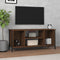vidaXL - Tv-meubel - 102x35x45 - cm - bewerkt - hout - bruin - eikenkleur