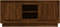 vidaXL - Tv-meubel - 102x35x45 - cm - bewerkt - hout - bruin - eikenkleur