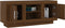 vidaXL - Tv-meubel - 102x35x45 - cm - bewerkt - hout - bruin - eikenkleur
