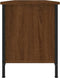 vidaXL - Tv-meubel - 102x35x45 - cm - bewerkt - hout - bruin - eikenkleur