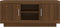 vidaXL - Tv-meubel - 102x35x45 - cm - bewerkt - hout - bruin - eikenkleur