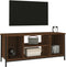 vidaXL - Tv-meubel - 102x35x45 - cm - bewerkt - hout - bruin - eikenkleur