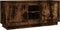 vidaXL - Tv-meubel - 102x35x45 - cm - bewerkt - hout - gerookt - eikenkleurig