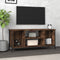 vidaXL - Tv-meubel - 102x35x45 - cm - bewerkt - hout - gerookt - eikenkleurig