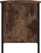 vidaXL - Tv-meubel - 102x35x45 - cm - bewerkt - hout - gerookt - eikenkleurig