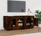 vidaXL - Tv-meubel - 102x35x45 - cm - bewerkt - hout - gerookt - eikenkleurig