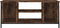 vidaXL - Tv-meubel - 102x35x45 - cm - bewerkt - hout - gerookt - eikenkleurig