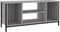 vidaXL - Tv-meubel - 102x35x45 - cm - bewerkt - hout - grijs - sonoma - eikenkleurig