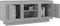 vidaXL - Tv-meubel - 102x35x45 - cm - bewerkt - hout - grijs - sonoma - eikenkleurig