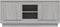 vidaXL - Tv-meubel - 102x35x45 - cm - bewerkt - hout - grijs - sonoma - eikenkleurig