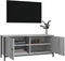 vidaXL - Tv-meubel - 102x35x45 - cm - bewerkt - hout - grijs - sonoma - eikenkleurig
