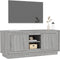 vidaXL - Tv-meubel - 102x35x45 - cm - bewerkt - hout - grijs - sonoma - eikenkleurig