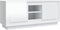 vidaXL - Tv-meubel - 102x35x45 - cm - bewerkt - hout - hoogglans - wit
