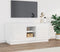 vidaXL - Tv-meubel - 102x35x45 - cm - bewerkt - hout - hoogglans - wit