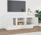 vidaXL - Tv-meubel - 102x35x45 - cm - bewerkt - hout - hoogglans - wit