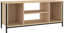 vidaXL - Tv-meubel - 102x35x45 - cm - bewerkt - hout - sonoma - eikenkleurig