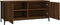 vidaXL - Tv-meubel - 102x35x45 - cm - bewerkt - hout - sonoma - eikenkleurig