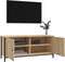 vidaXL - Tv-meubel - 102x35x45 - cm - bewerkt - hout - sonoma - eikenkleurig