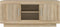 vidaXL - Tv-meubel - 102x35x45 - cm - bewerkt - hout - sonoma - eikenkleurig