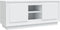 vidaXL - Tv-meubel - 102x35x45 - cm - bewerkt - hout - wit