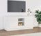 vidaXL - Tv-meubel - 102x35x45 - cm - bewerkt - hout - wit