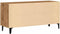 vidaXL - Tv-meubel - 102x35x50 - cm - bewerkt - hout - artisanaal - eikenkleur