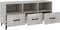 vidaXL - Tv-meubel - 102x35x50 - cm - bewerkt - hout - betongrijs