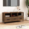 vidaXL - Tv-meubel - 102x35x50 - cm - bewerkt - hout - bruin - eikenkleur