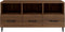 vidaXL - Tv-meubel - 102x35x50 - cm - bewerkt - hout - bruin - eikenkleur